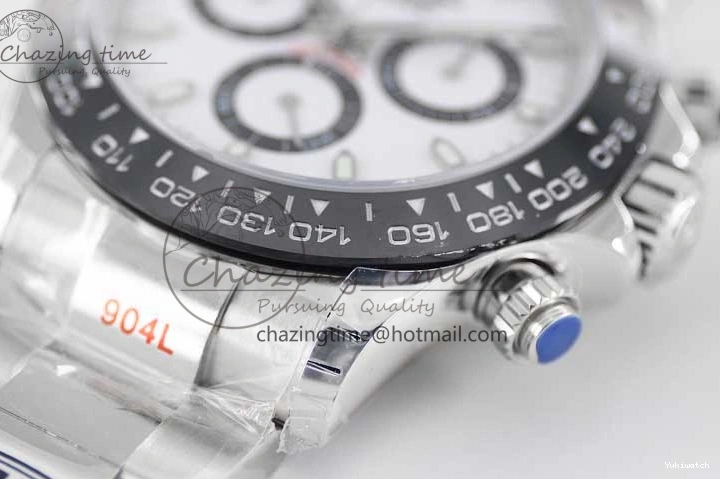 Edition Dial SS 116500 Daytona Best 904L Steel A7750 SS White Bracelet 1:1 TWF on 0108